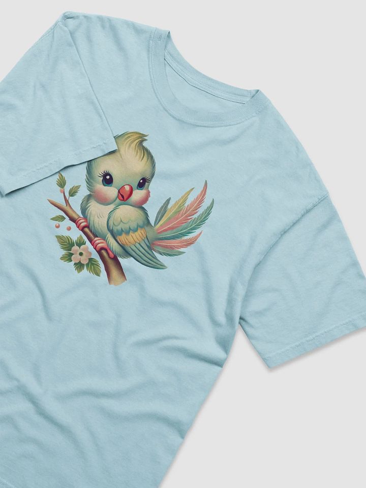 Whimsical Vintage Style Bird Adult Comfort Colors T-Shirt product image (9)