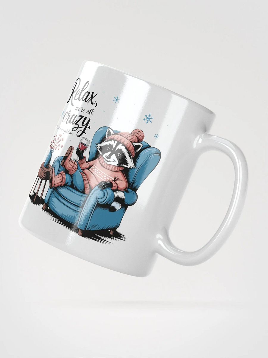 Crazy Raccoon Wine Mug product image (5)