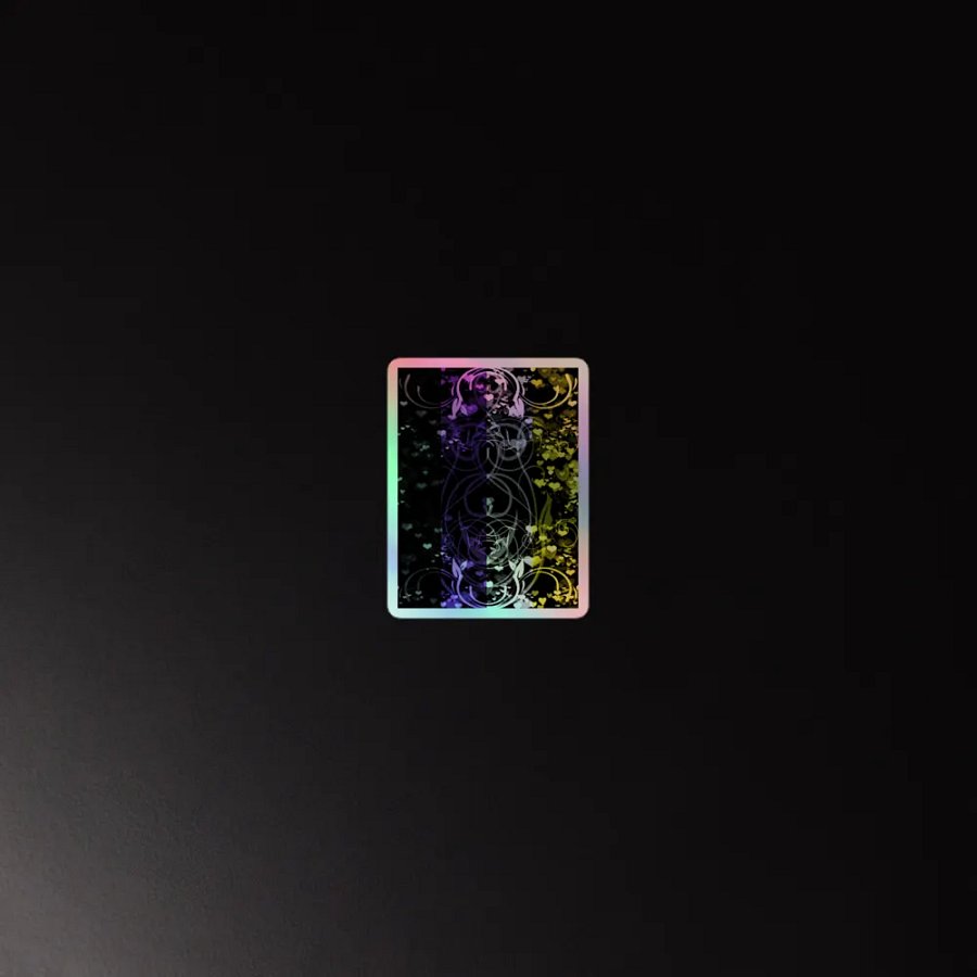 Nonbinary Pride Flag Sticker (Flourish Variation) product image (4)