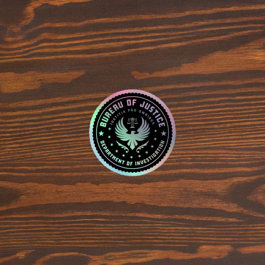 Bureau of Justice - Holographic Sticker product image (3)