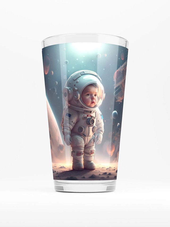 Child Astronaut Pint glass product image (1)
