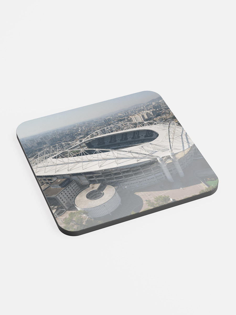 Nilton Santos Stadium – Glossy Cork Coaster /Porta-Copo de Cortiça (EN/BR) product image (2)