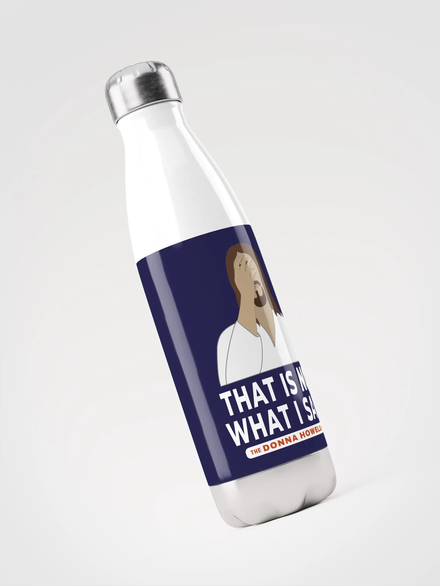 "That Is NOT What I Said" Jesus Facepalm Heavy Duty Stainless Steel Water Bottle product image (3)