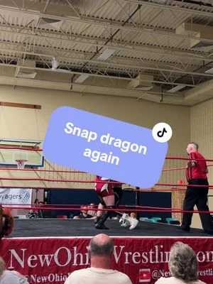 The Dream hits. The Baku awakens. Snap Dragon. Silence.  #TheDream #Baku #SnapDragon #wrestling #fyp 