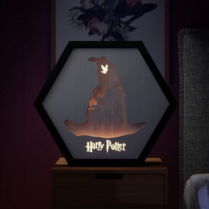 Harry Potter Hexagon-Rectangle Light Box Template 2 in 1 - PDF PNG SVG dXf +Video product image (2)