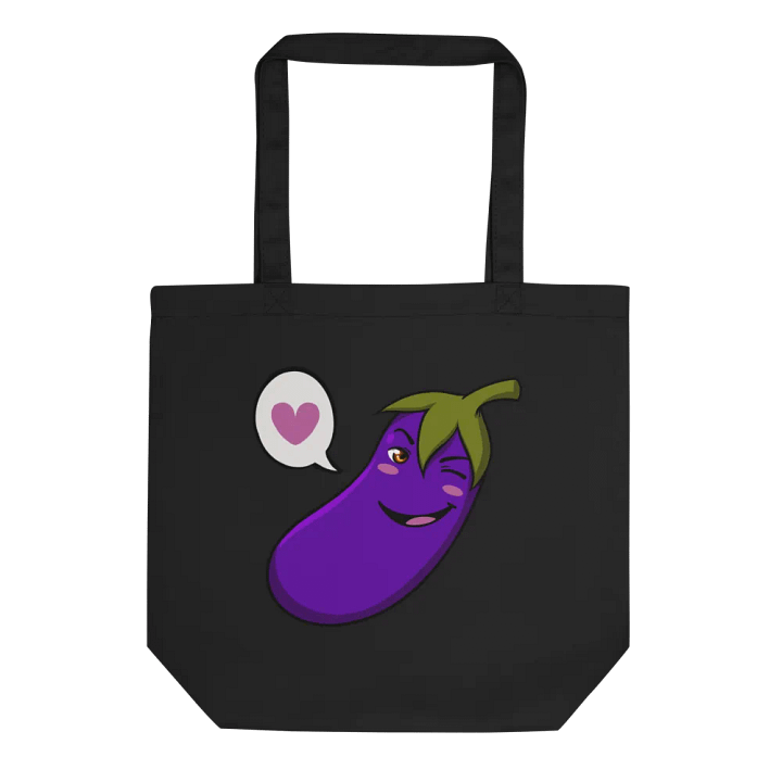 Eggplant Cotton Twill Tote Bag product image (1)