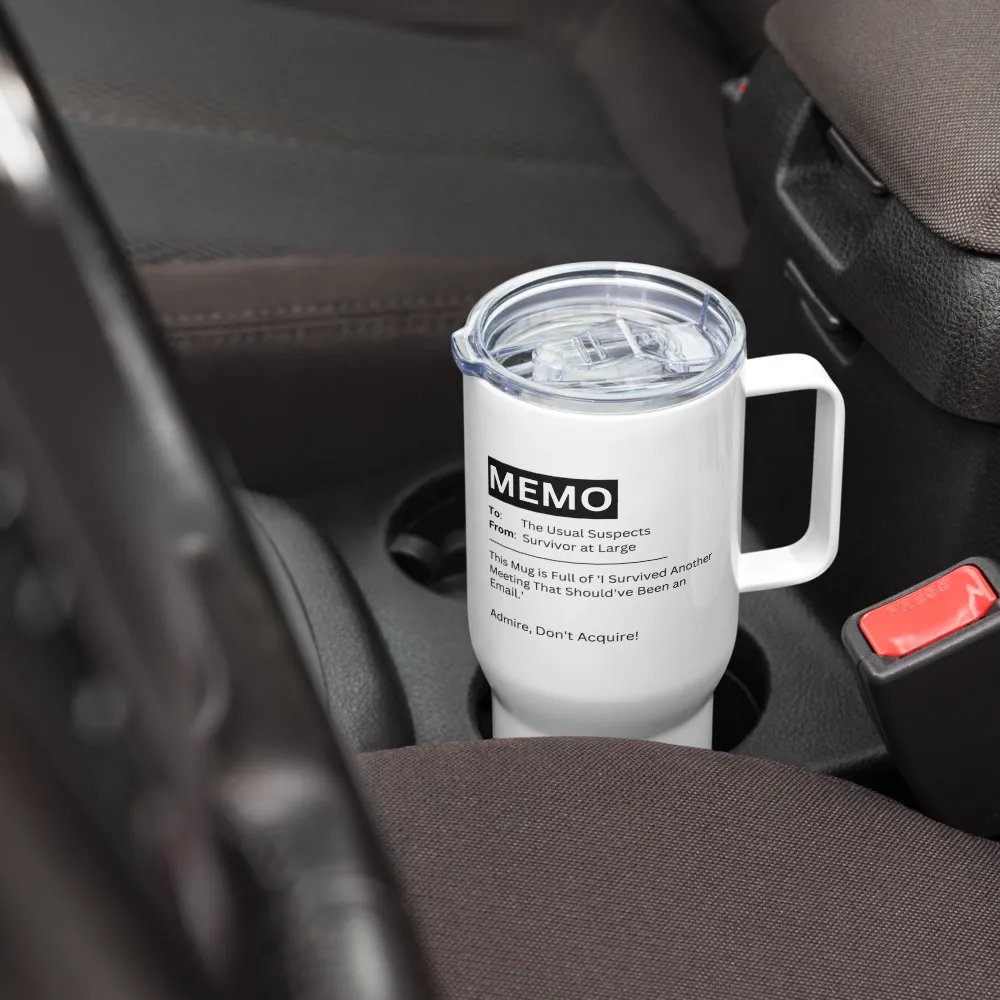 Office Meeting Survivor's Travel Mug product image (4)