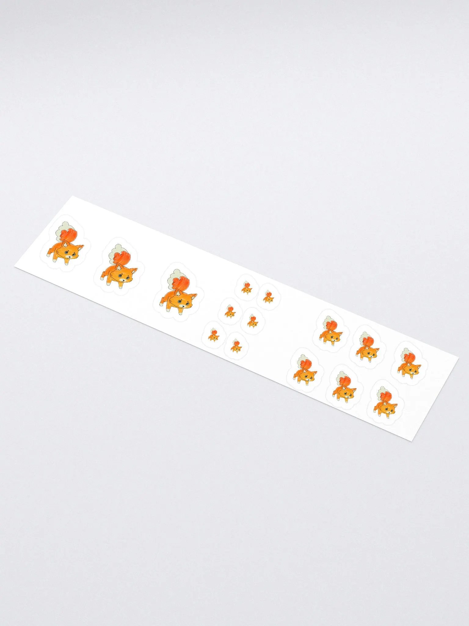 Crayon Fox Sticker Sheet product image (1)
