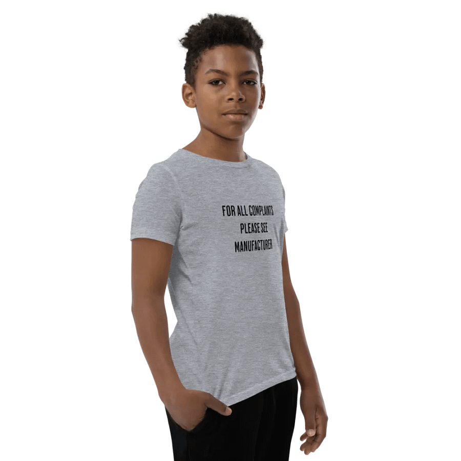 For All Complaints Please See Manufacturer - Youth T-Shirt product image (82)