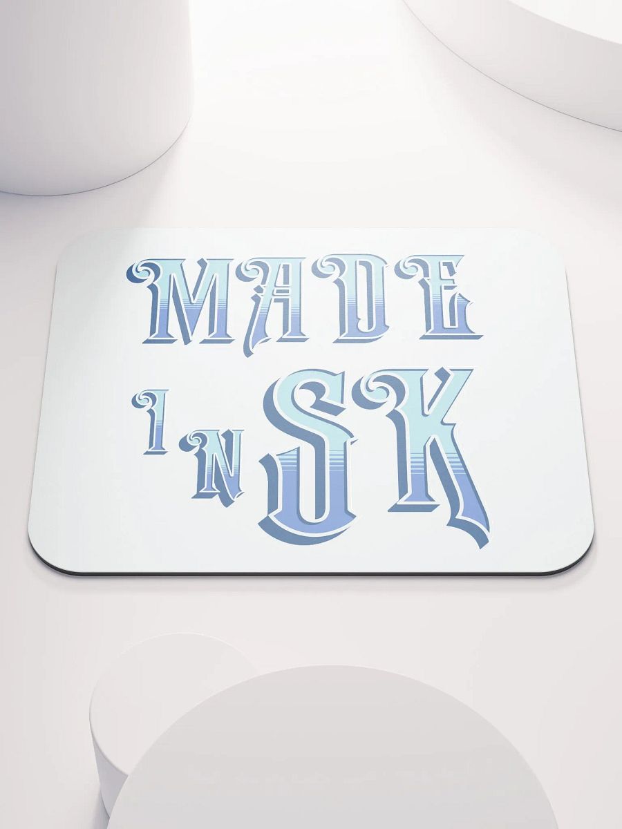 Made In SK Saskatoon Saskatchewan Blue Gradient Mouse Pad product image (2)