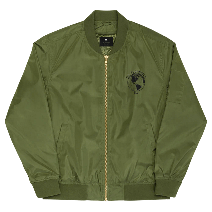 US Exporters Bomber Jacket Green product image (2)