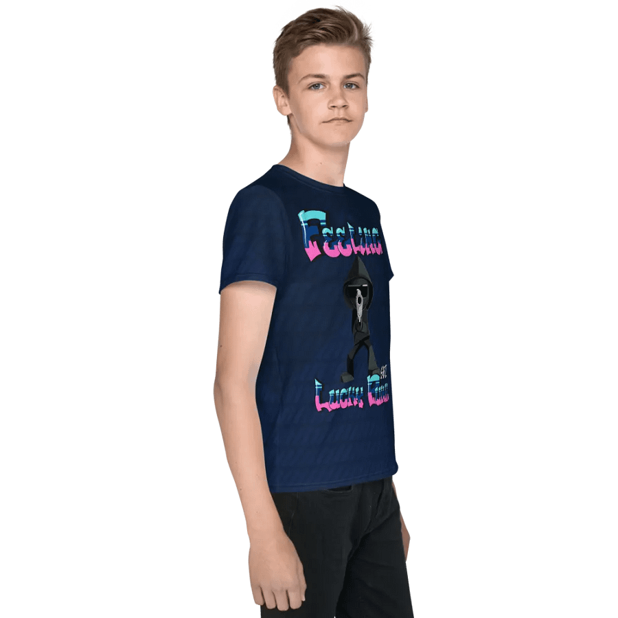 Youth Gamer tshirt – Feeling Lucky by StickBoi Ink product image (6)