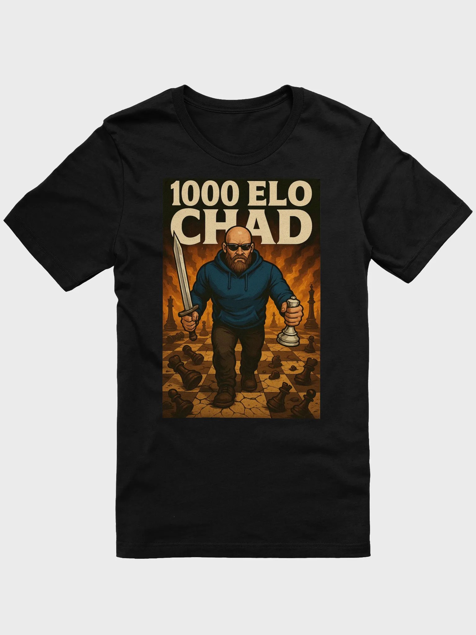 1000 ELO CHAD Tee product image (1)