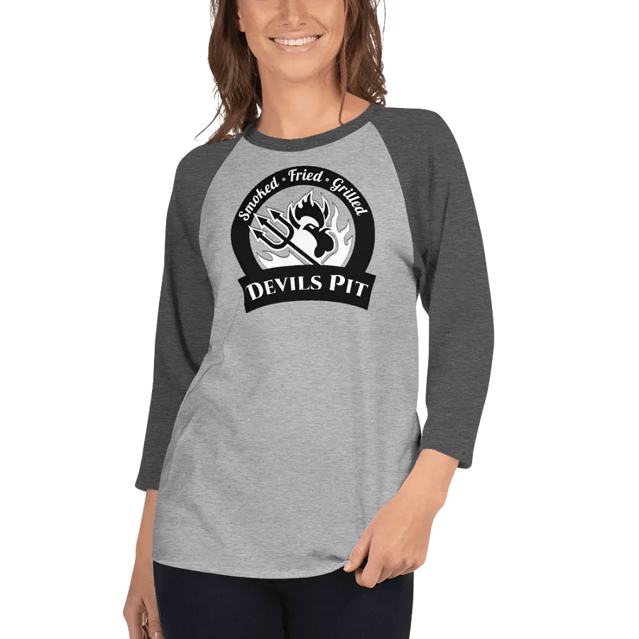 Devils Pit Logo 3/4 Sleeve product image (12)