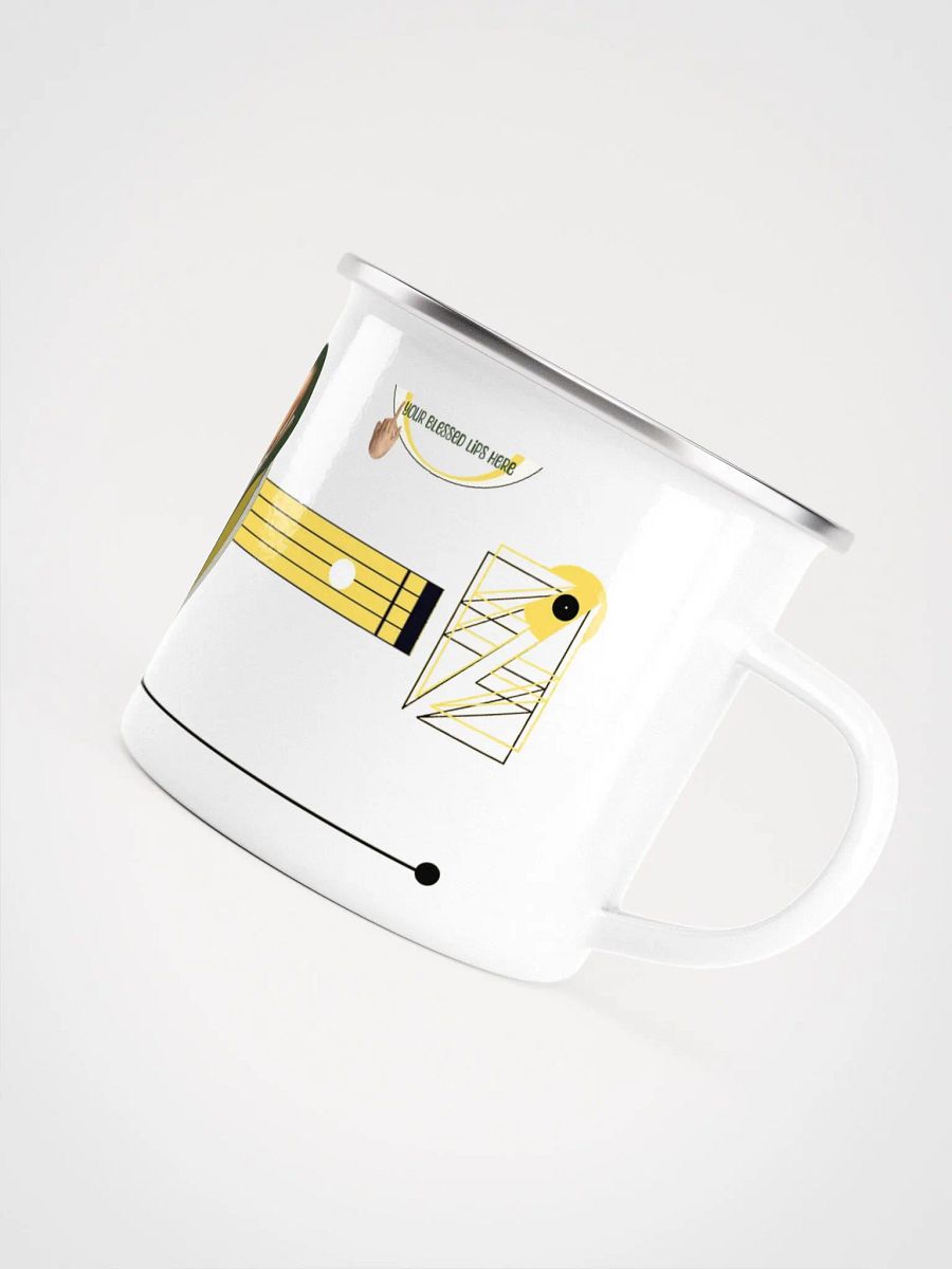 Mater Dolorosa meets Roland TB 303 by Frank Fonik, Techno EDM Enamel Mug product image (5)