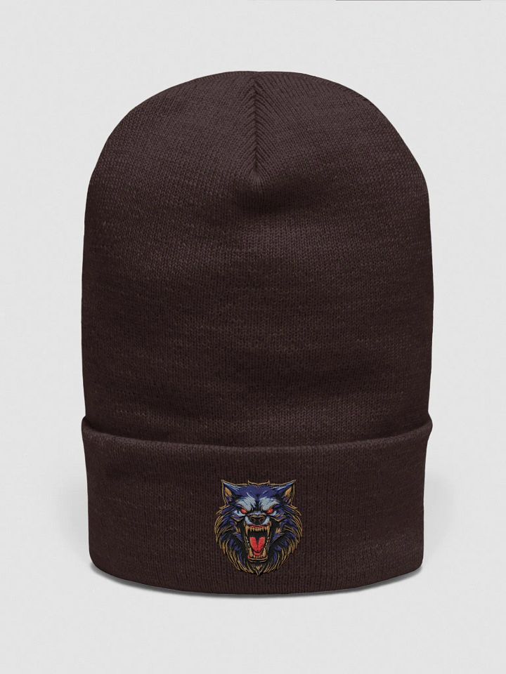Snarling WereWolf Embroidered Beanie product image (3)