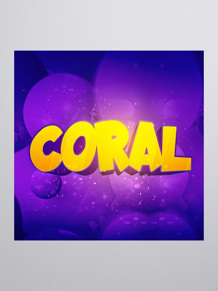 Coral Logo Sticker product image (1)