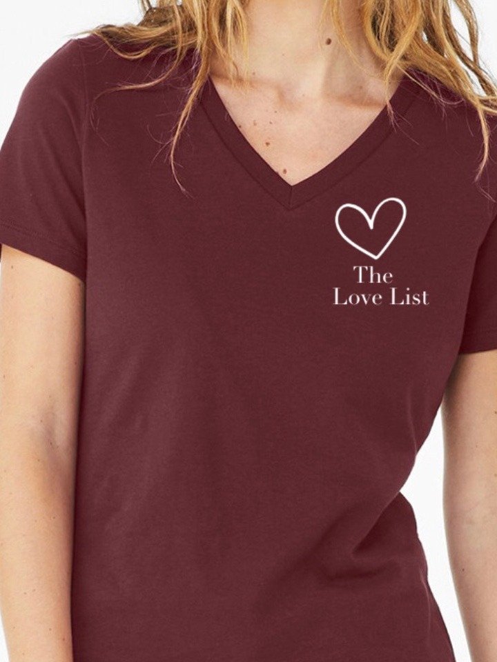 The Love List shirt product image (1)