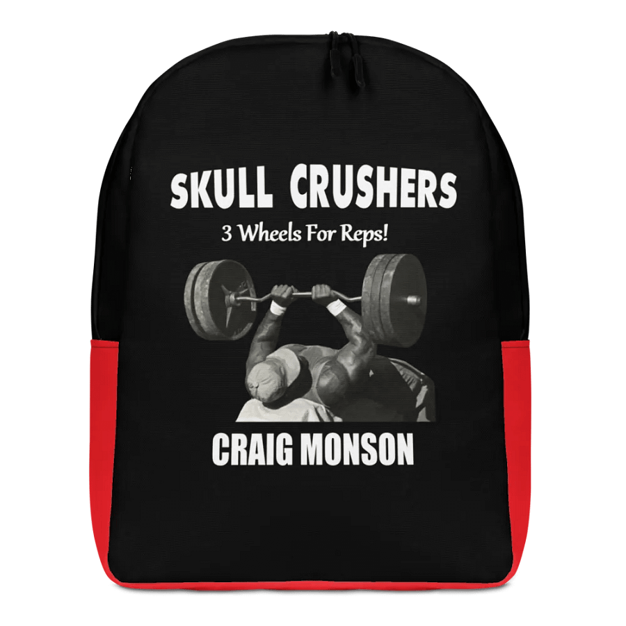 Craig Monson Three Wheels For Reps! Backpack product image (1)