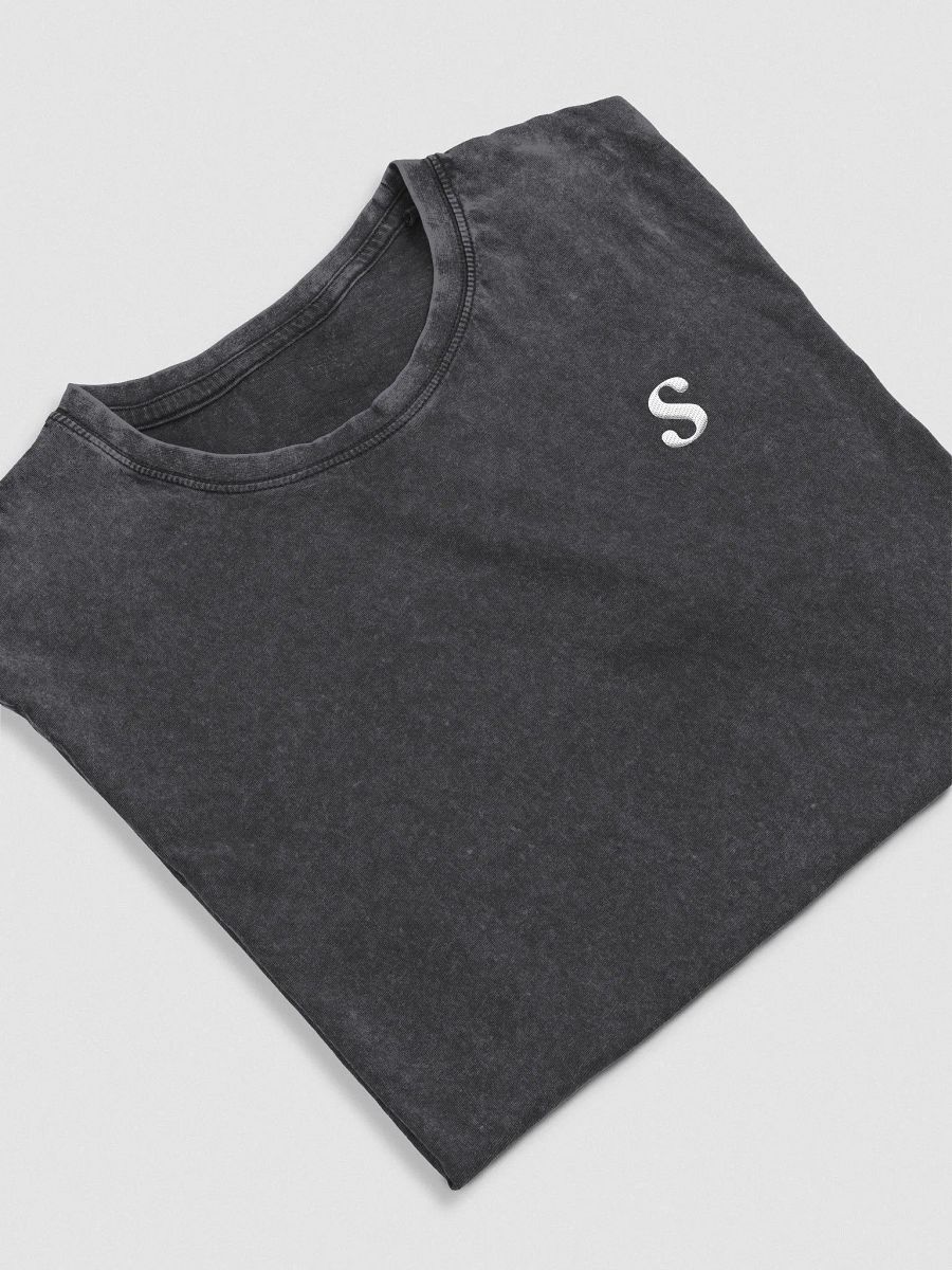 Husky Tee (white embroidered) product image (1)