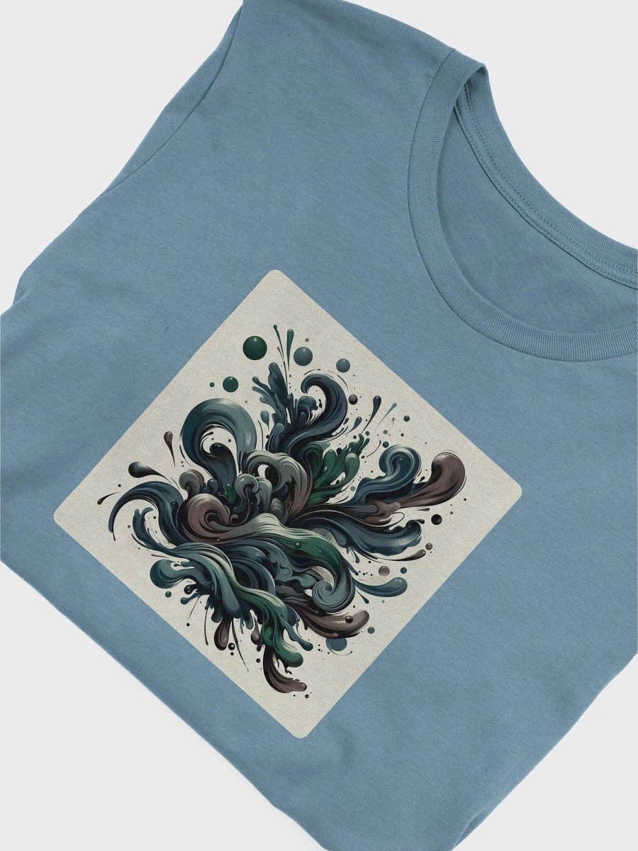 Iconic Comfort Tee | AI Design abstract fluid product image (5)