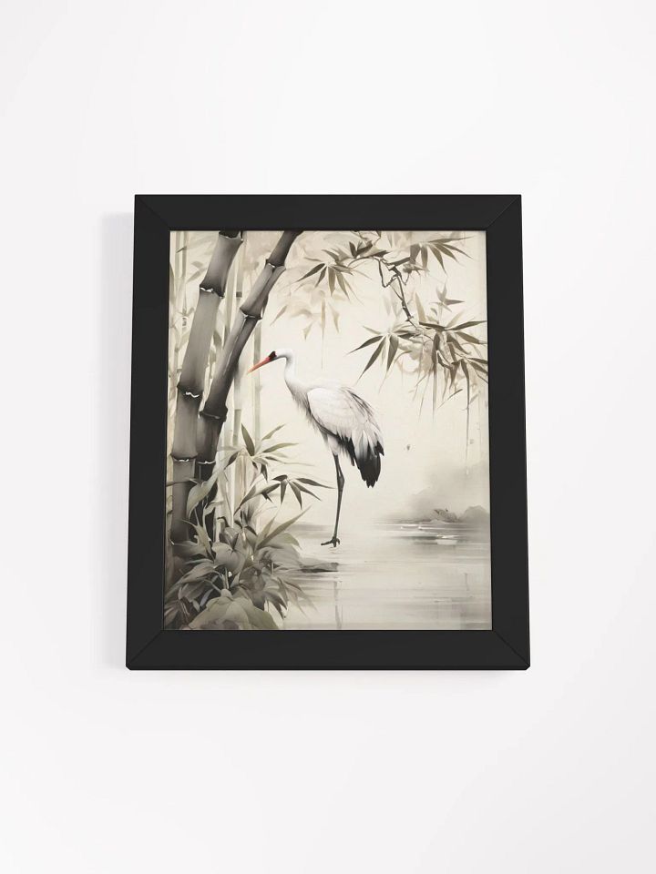 Chinese Art Eco-Friendly Ayous Wood Framed Poster product image (1)
