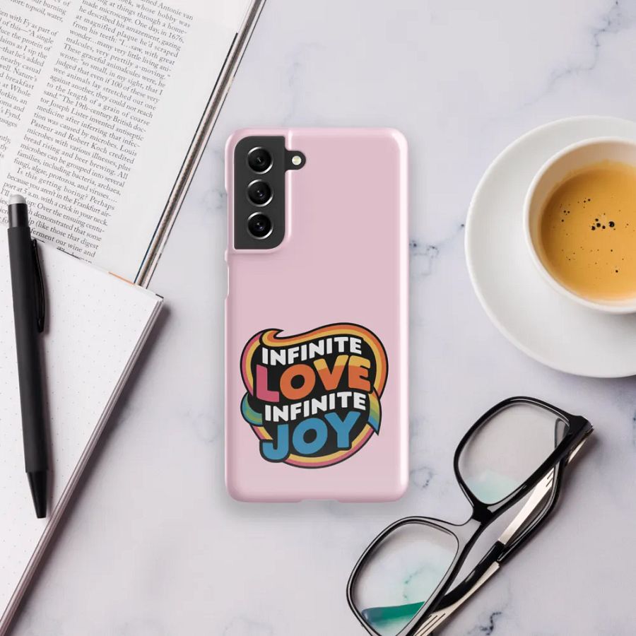 Infinite Love Infinite Joy Snap Case for Samsung (Pink) product image (11)