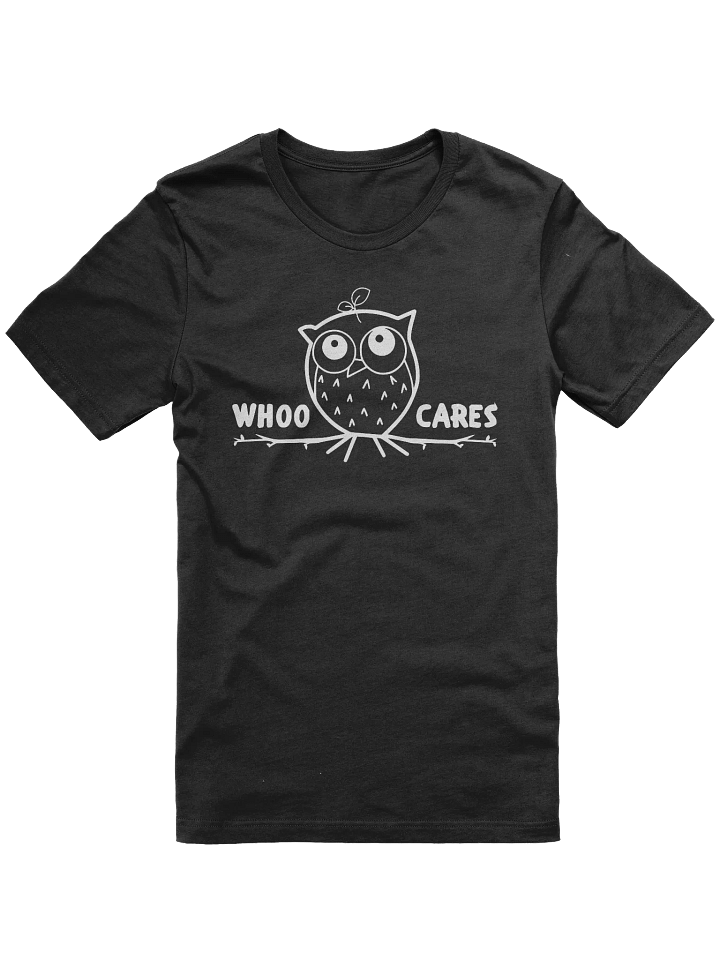 Funny Owl Pun T-shirt-Whoo Cares Owl Tee product image (1)