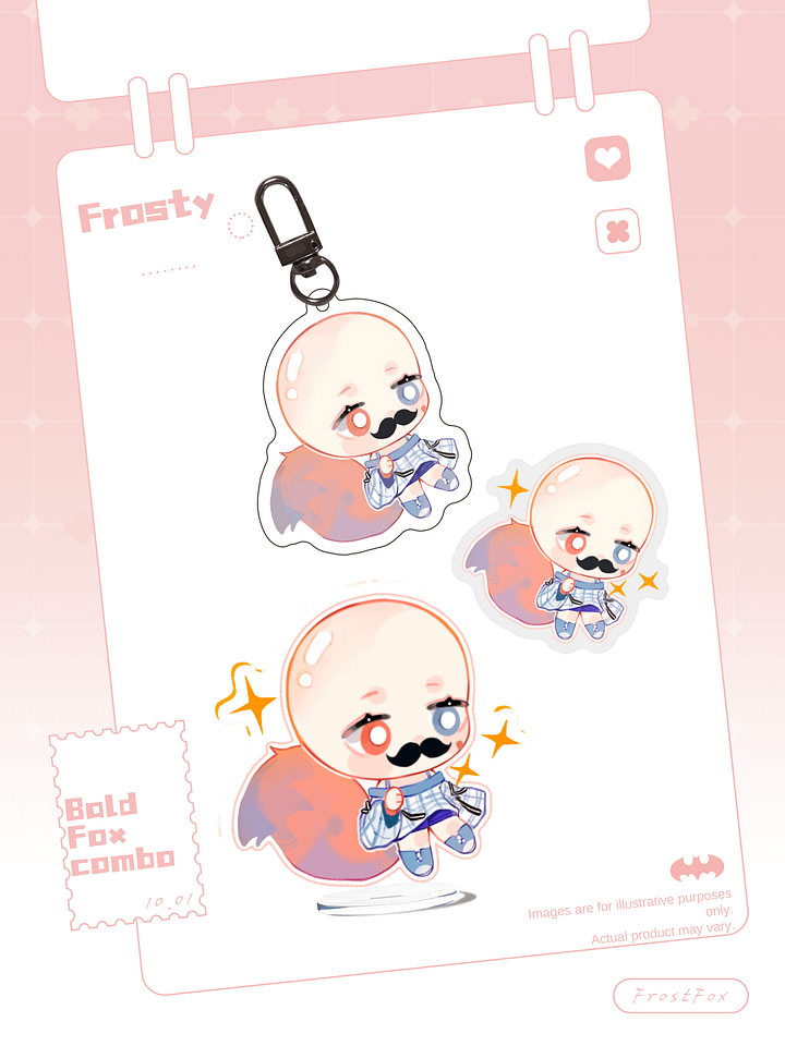 [FROSTY] Bald Fox Combo Merch - PRE ORDER product image (1)