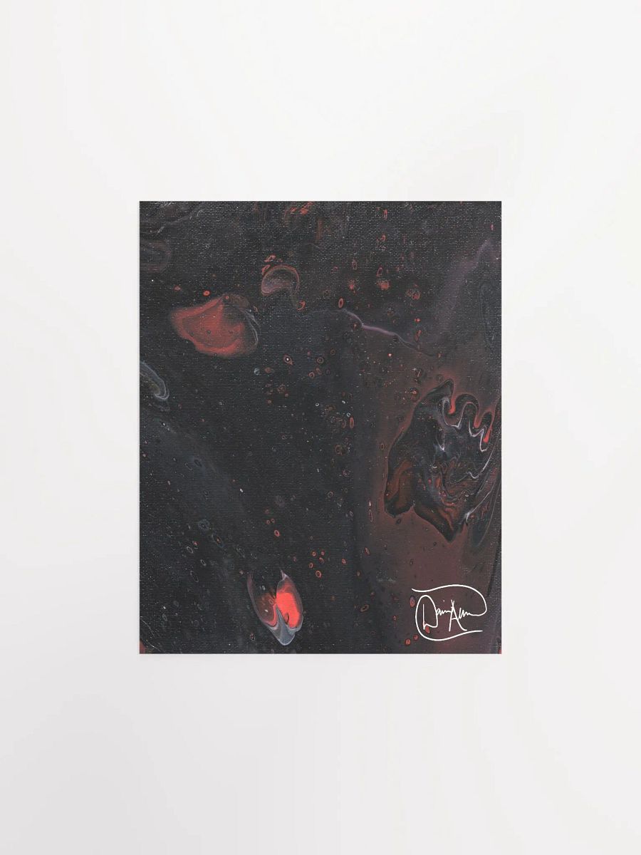 Space Black Fluid Acrylic Print product image (1)