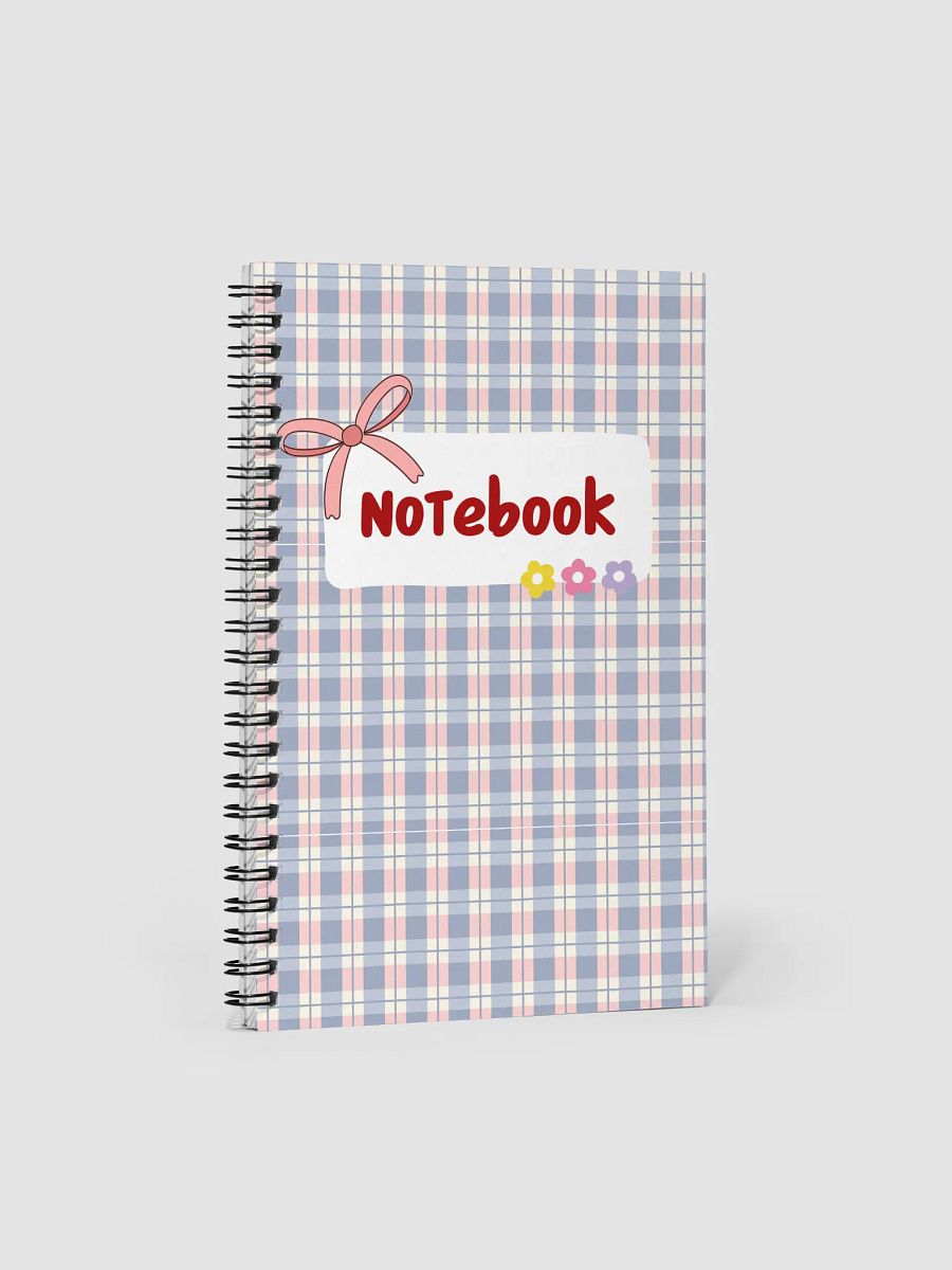 Plaid Perfection Spiral Notebook product image (1)