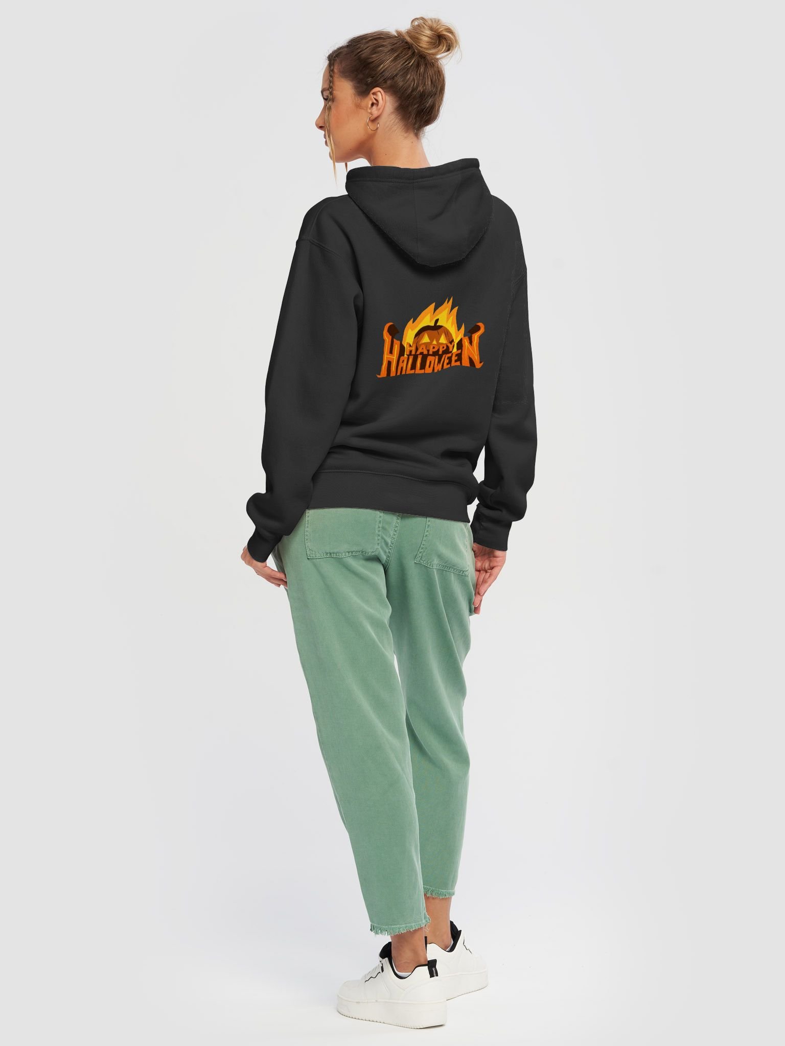 🎃 Happy Halloween Pumpkin Fire Glow Tee – Spooky & Fun Design for Halloween Night! product image (28)