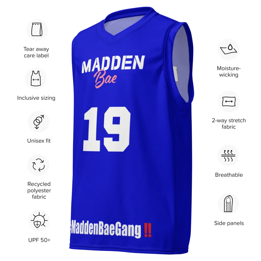 Madden Bae Jersey🦅 (Blue) product image (9)