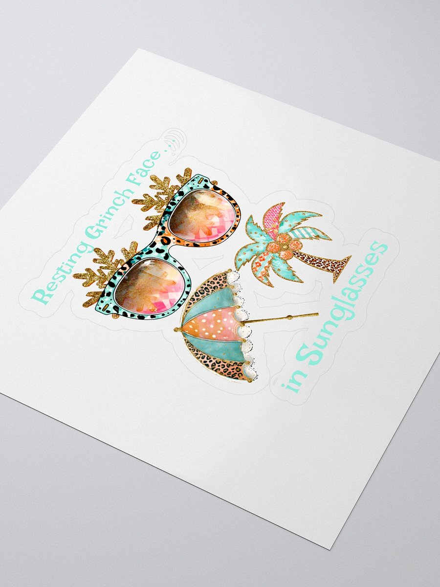 Resting Beach Face Sticker Set product image (1)