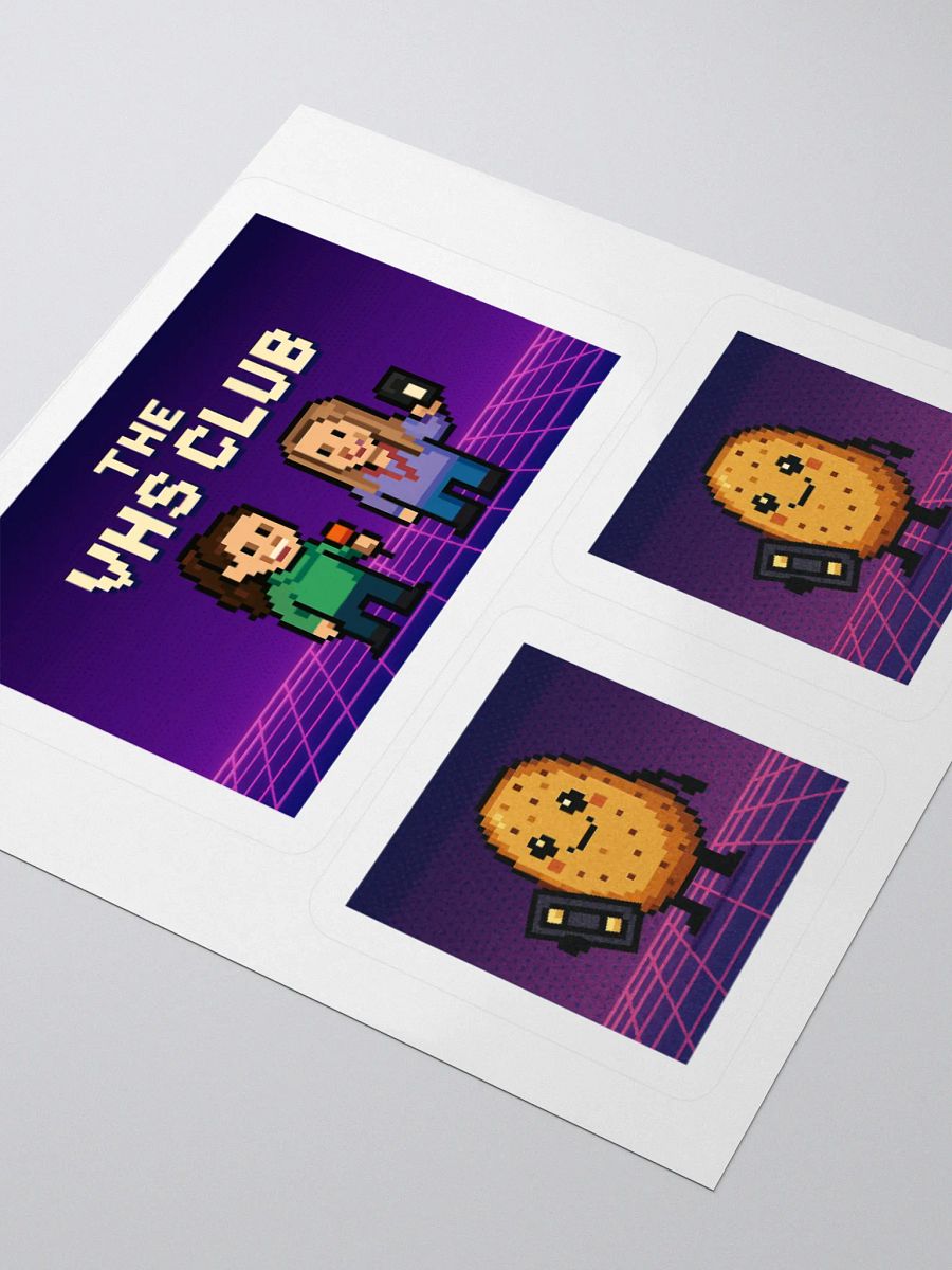 The VHS Club 8-Bit 80s Stickers product image (9)