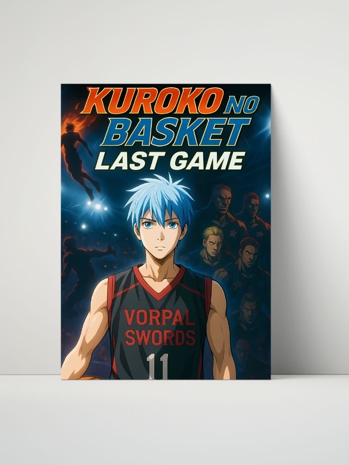 Kuroko no Basket – Tetsuya Kuroko Last Game Spotlight – 8x10 Metal Print product image (1)