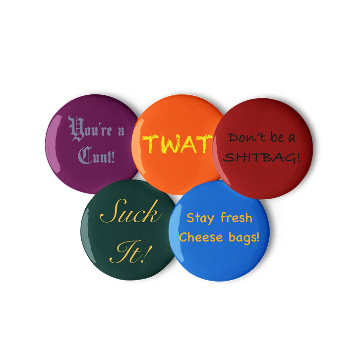 American Slang Pin Button Set product image (2)