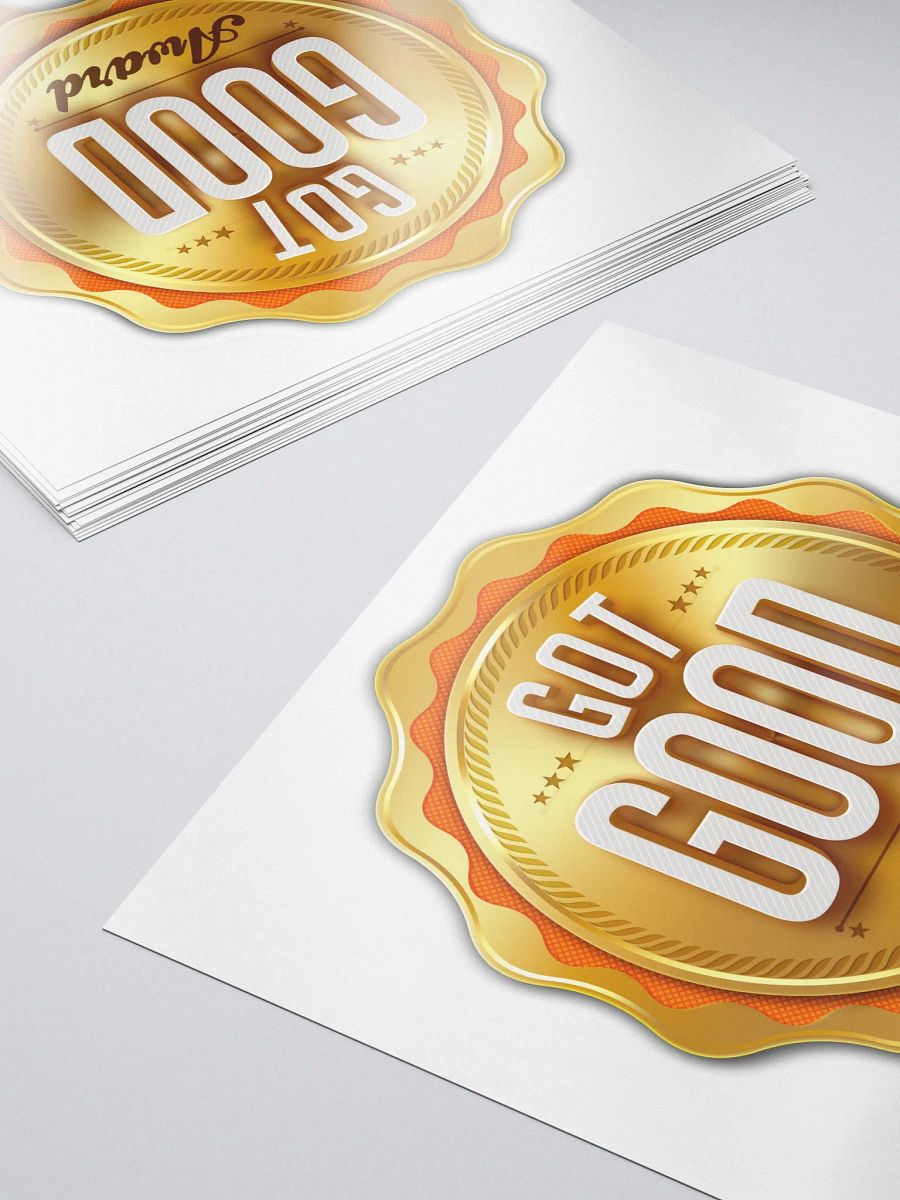 Got Good Award Sticker product image (5)
