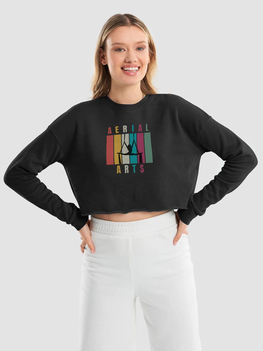 Splits - Aerial Arts Silhouette Crop Sweatshirt product image (27)