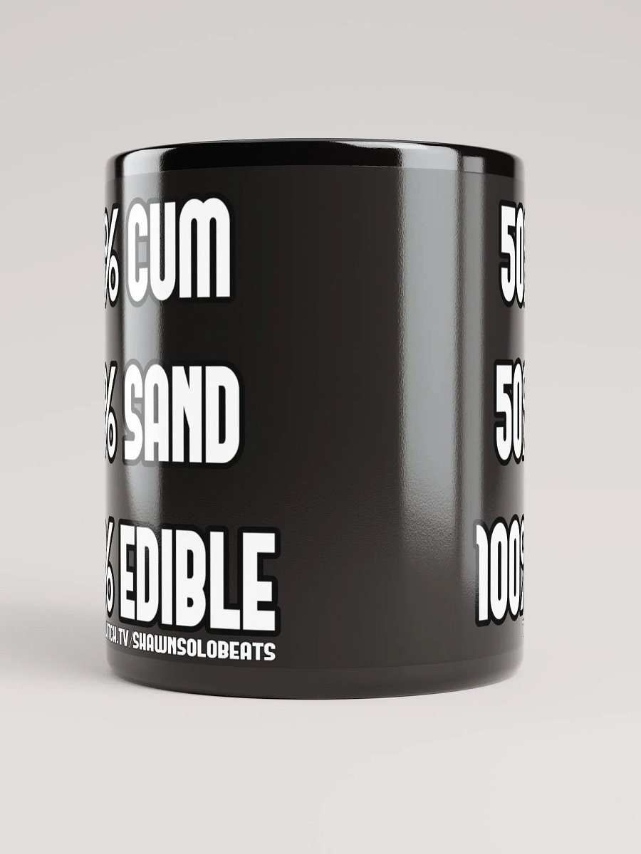 Cum Sand Black Glossy Mug product image (5)