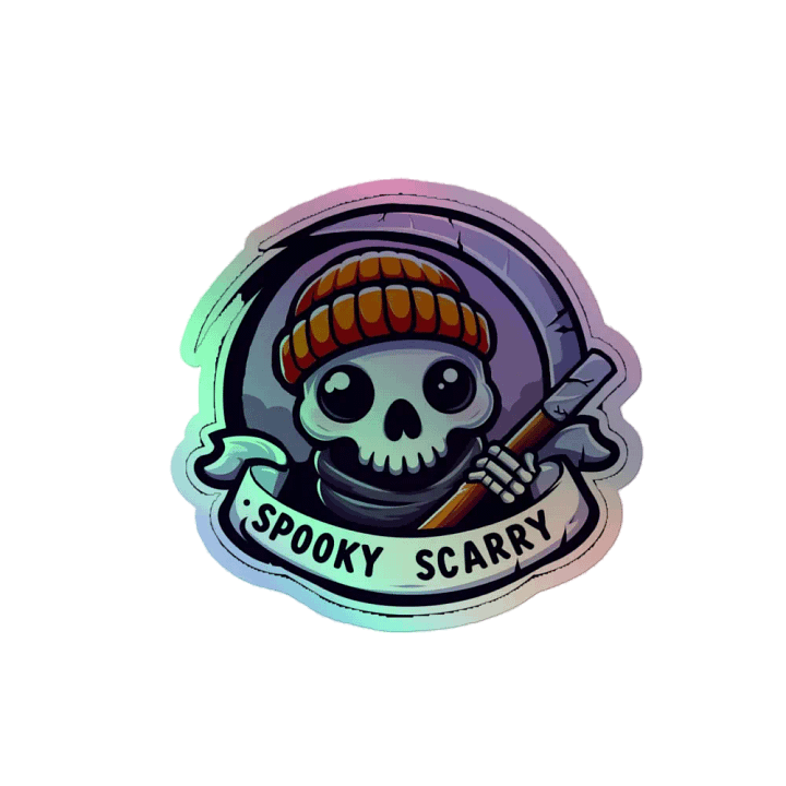 spooky_scarry logo STICKER product image (2)