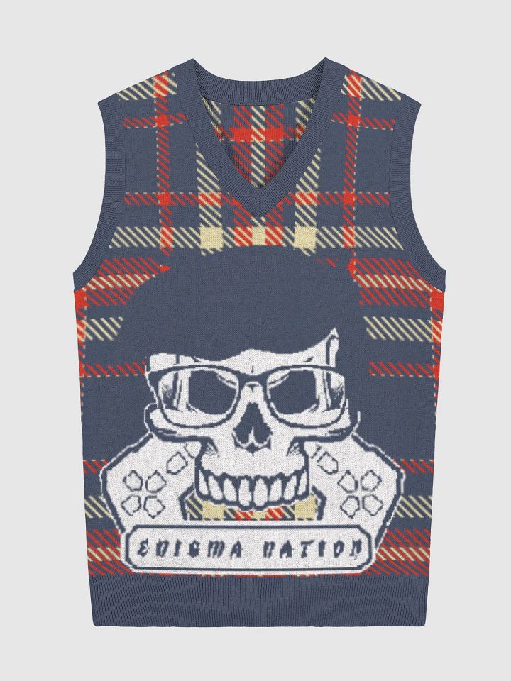 Enigma Nation Knitted V-Neck Vest 21 product image (4)