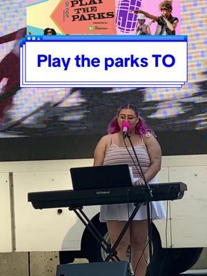 Great kick off to the #playtheparks @Cameron Tania🏳️‍🌈 for #downtownyonge ✨👏  Check out the local parks all over downtown this June-Sept for tons of local musicians and markets ✨ @cityoftoronto  #pinkponyclub #nothingnew #taylorswift #ihopesheplays #chappellroan #camerontania #pheobebridgers #toronto #thingstodotoronto #torontomarket #torontomusic #influencerperson 