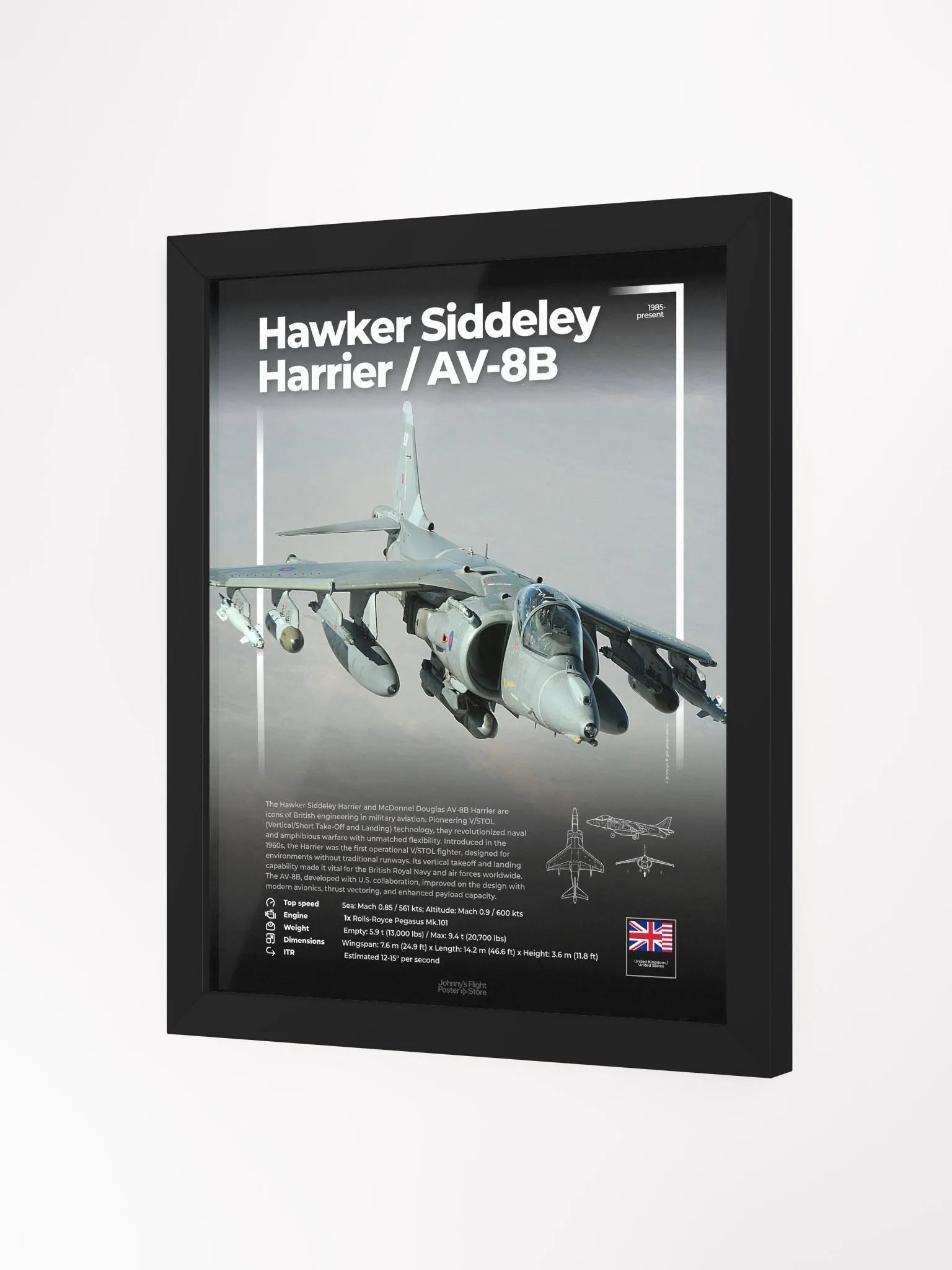 Hawker Siddeley Harrier / McDonnelDouglas AV-8B product image (3)