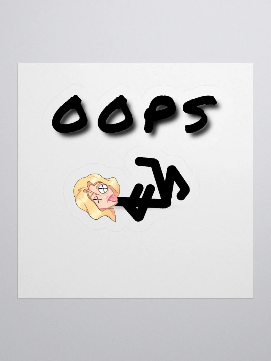 OOPS Sticker product image (3)