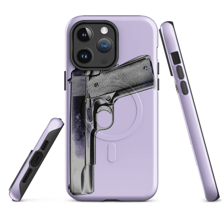 Semi-Automatic Pistol - PURPLE | iPhone® Case product image (1)