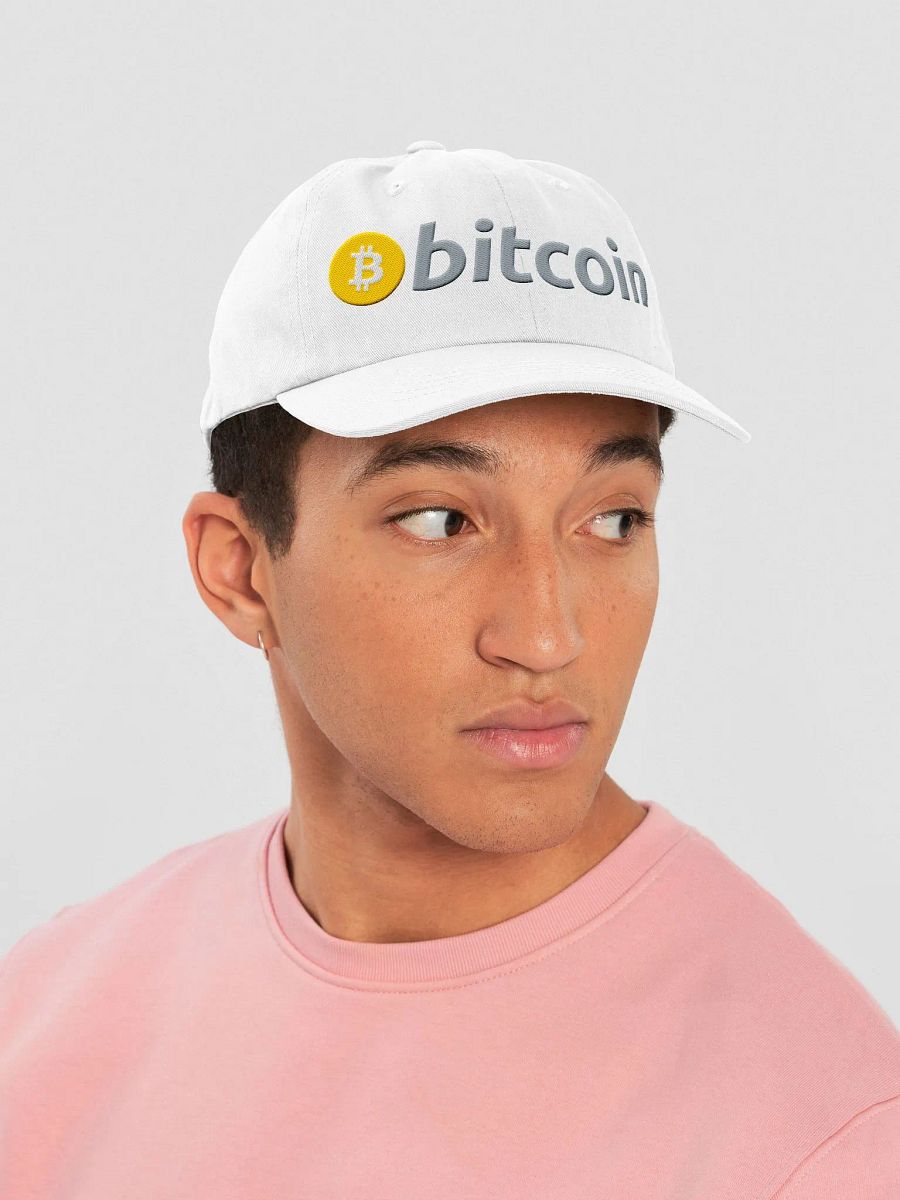 Bitcoin Logo Classic Embroidered Dad Hat product image (3)