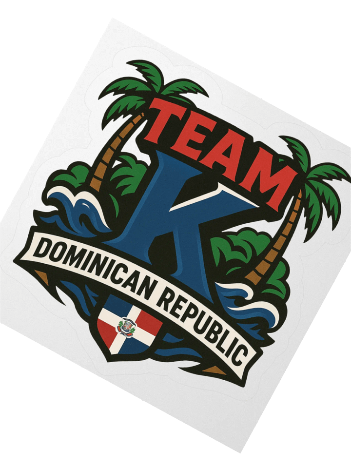 TEAM K Dominican Republic STICKERS product image (4)