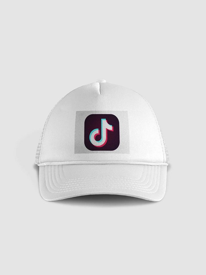 white tiktok hat product image (1)