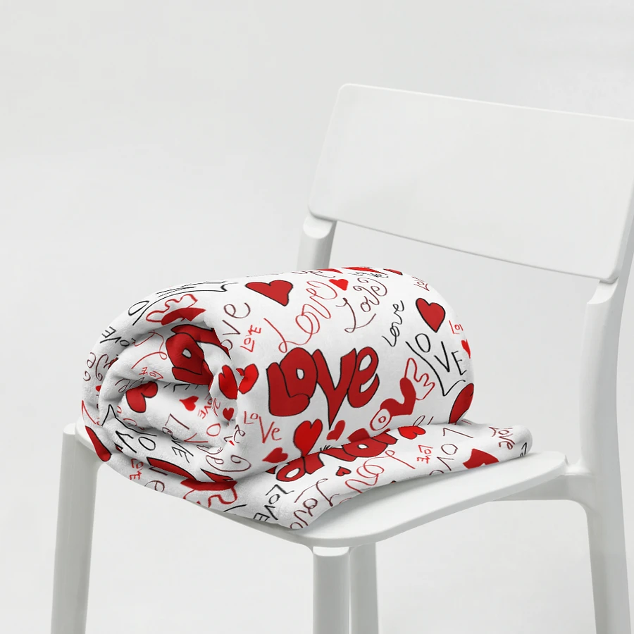 Love and Hearts Throw Blanket product image (8)